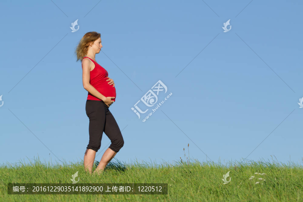 草原孕婦