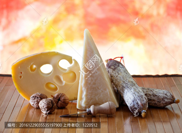 意大利奶酪和肉