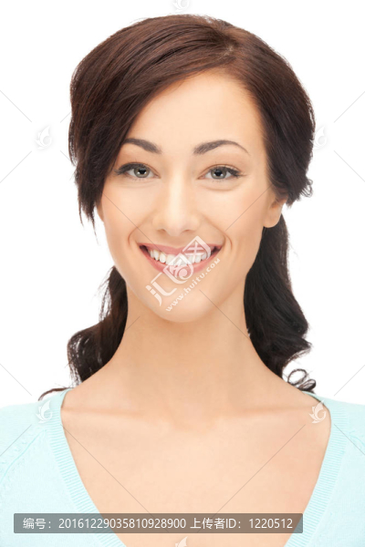快樂(lè)微笑的女人