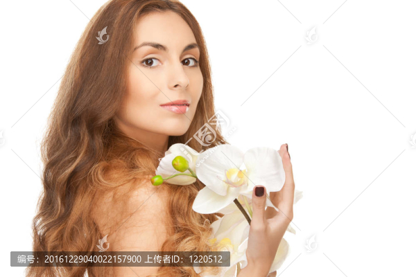 花蘭花美女