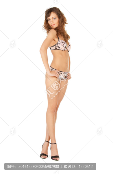 性感內(nèi)衣中的誘惑女人