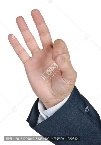 OK手勢的手