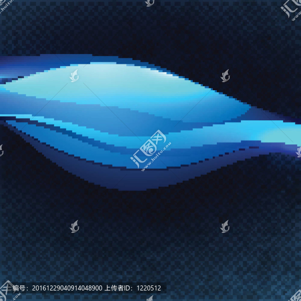 藍(lán)色的波浪