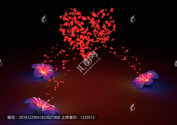 花瓣的心