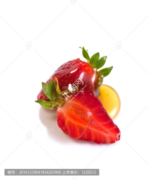 草莓和蜂蜜