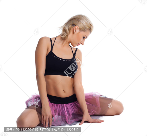體育青年女子舞蹈服裝