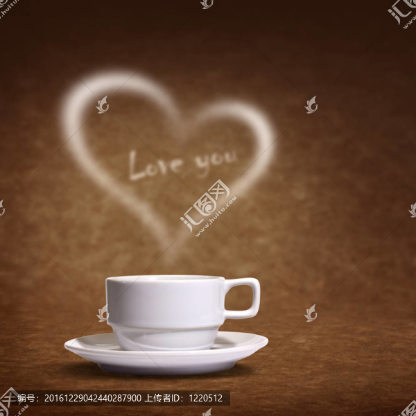 心形咖啡杯