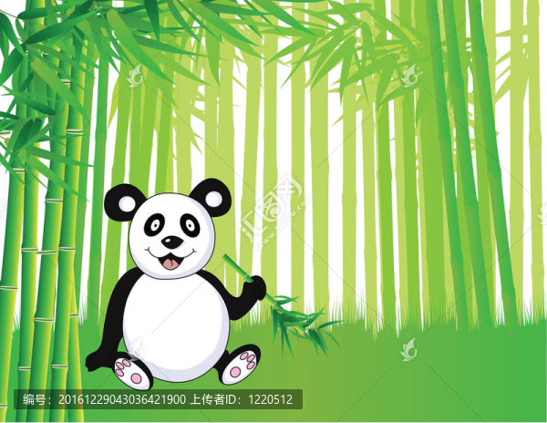 竹子和熊貓