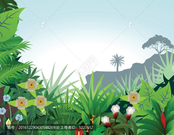 美麗的森林背景