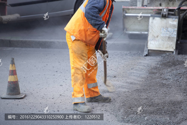 街上的工人