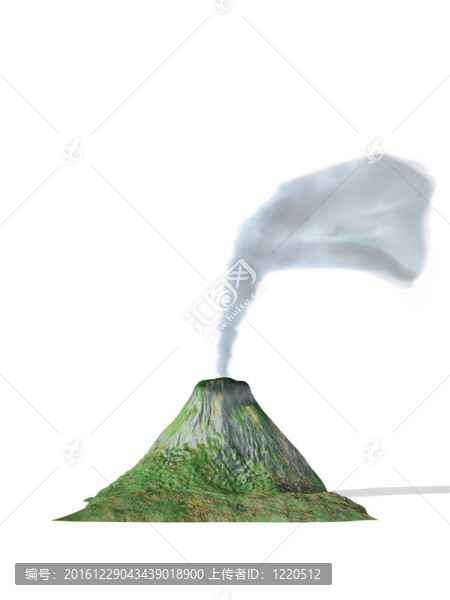volcanio煙3D,CG