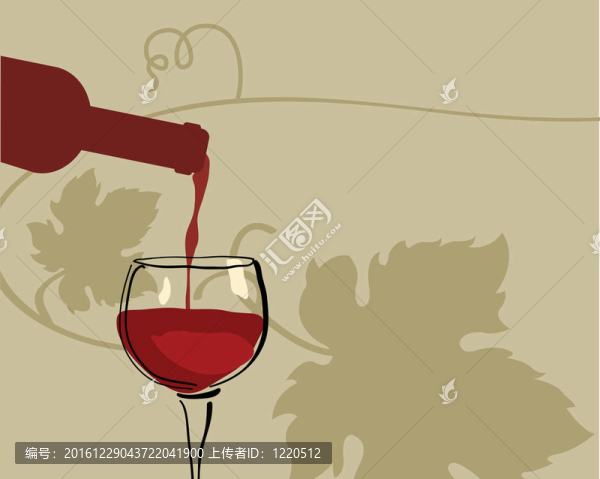 紅酒配葡萄
