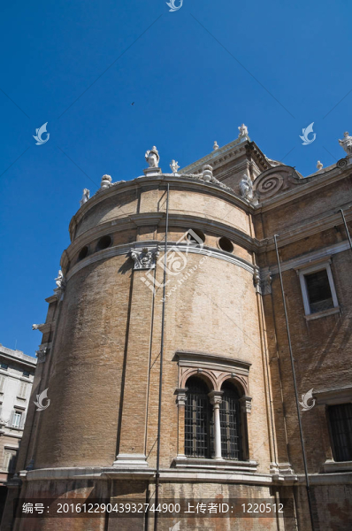 圣瑪麗大教堂steccata。帕爾馬。Emilia,Romagna。意大利.