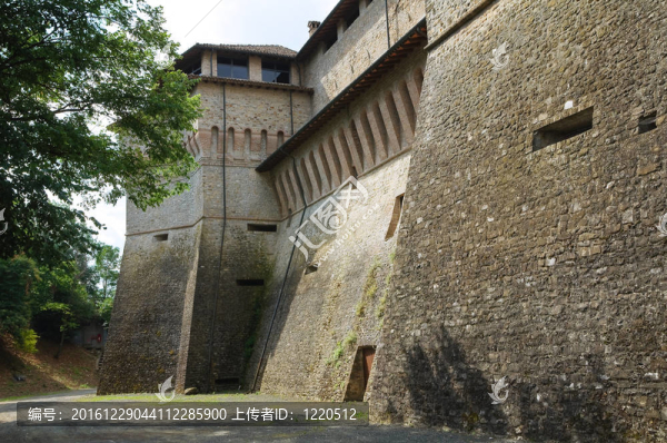 費(fèi)利諾城堡。Emilia,Romagna。意大利.