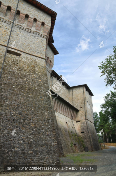 費利諾城堡。Emilia,Romagna。意大利.