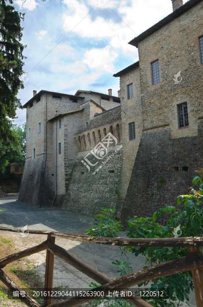 費利諾城堡。Emilia,Romagna。意大利.