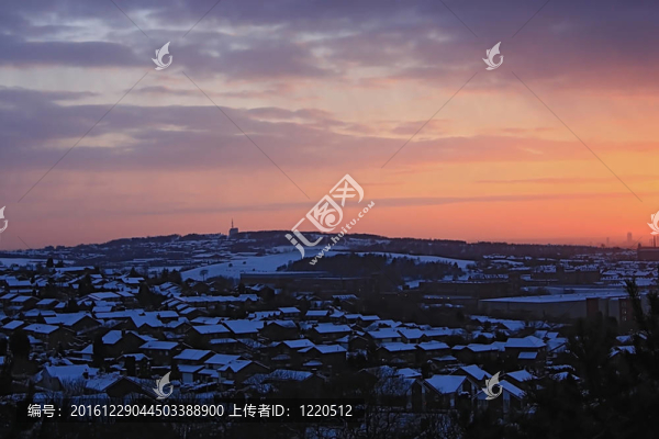羅奇代爾上空的日落