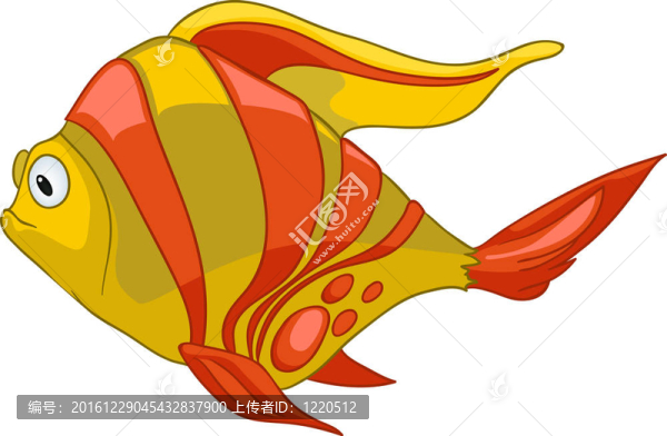 卡通人物的魚