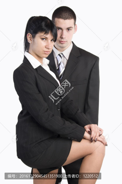 商人與女人肖像