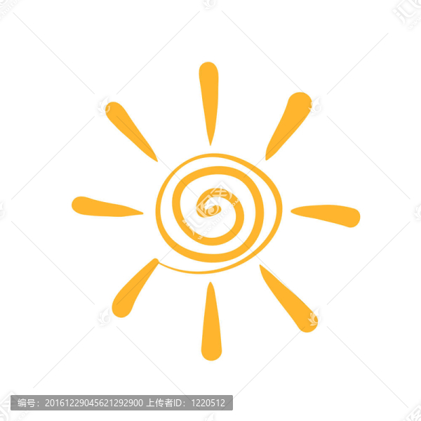 太陽(yáng)的抽象符號(hào)