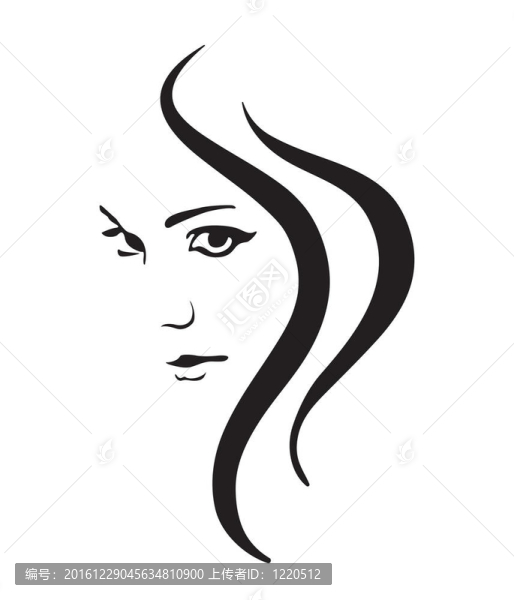 女孩臉符號(hào)