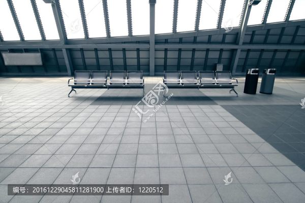 車站候車區(qū)金屬椅