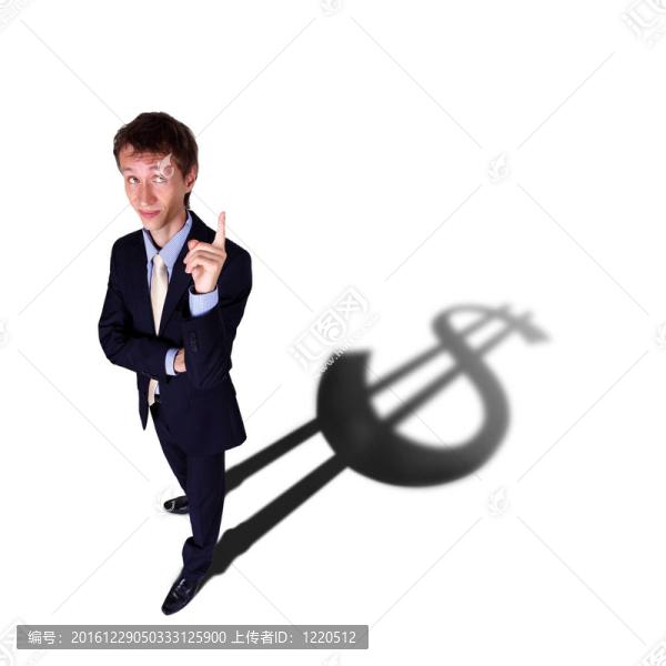 商人用影子作為貨幣符號
