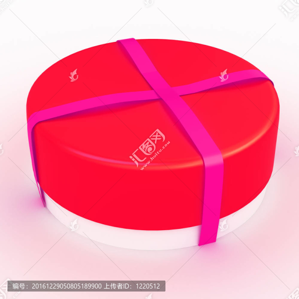 白色背景上帶有蝴蝶結(jié)的禮品盒