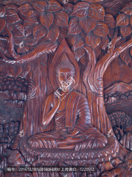 Wooden,Buddha的形象