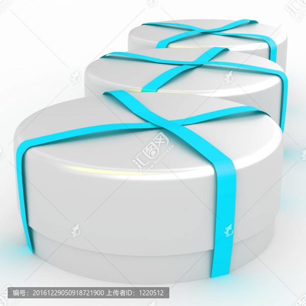 白色背景上帶有蝴蝶結(jié)的禮品盒