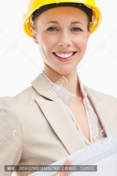 女性建筑師畫像