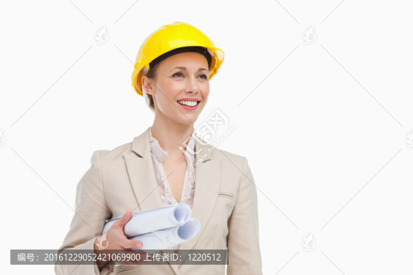 漂亮的女建筑師