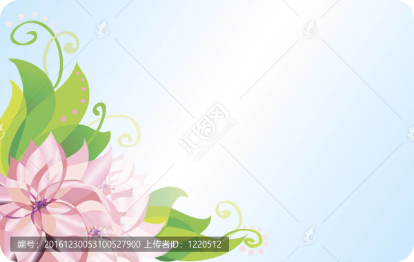 浪漫花卉背景