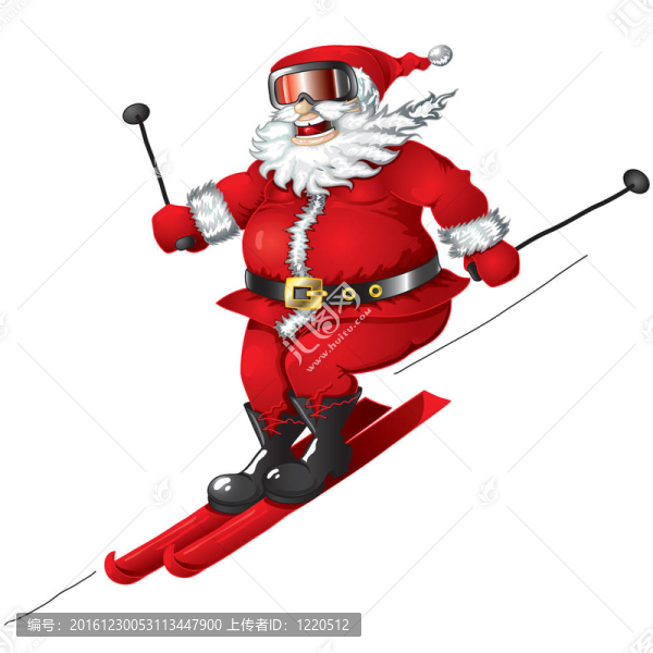 滑雪Santa分離