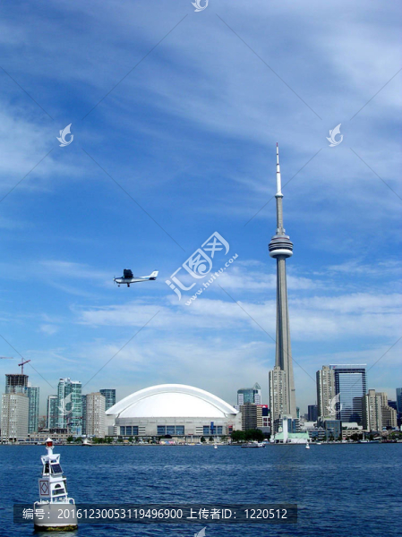 多倫多市區(qū)上空的2004湖飛機(jī)