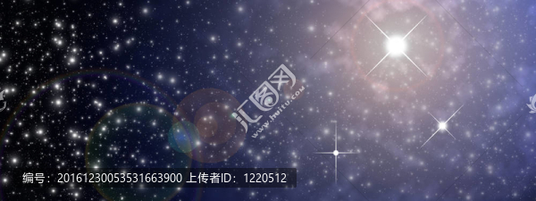 夜空明亮的星星