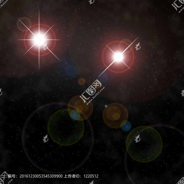 夜空明亮的星星