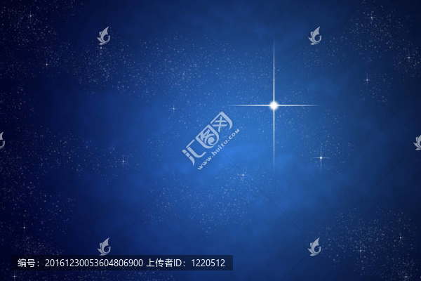 夜空明亮的星星