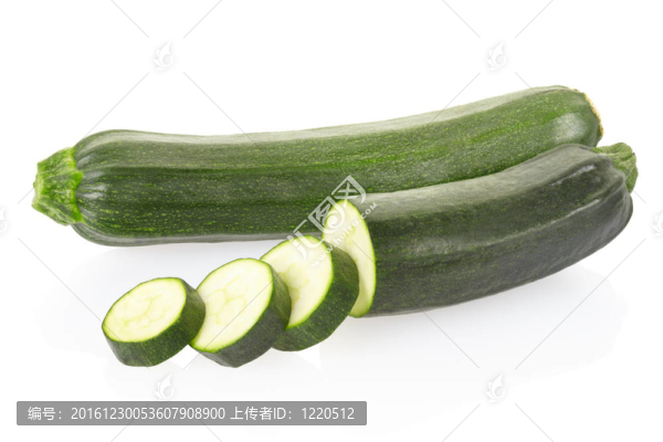 西葫蘆和南瓜切片