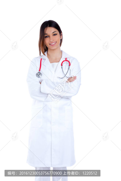 亞洲印度人自信女醫(yī)生微笑