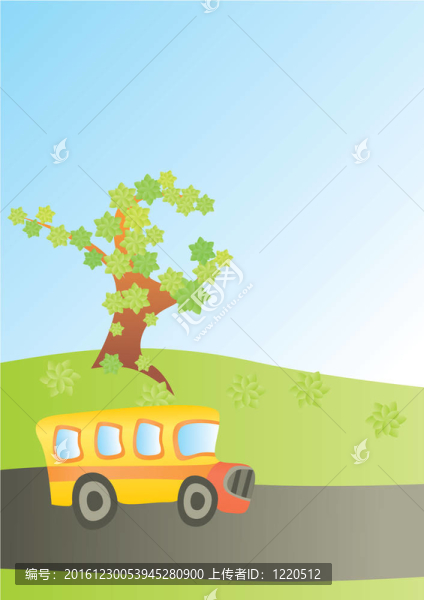 黃色的校車