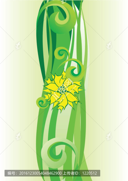 黃綠色florishies