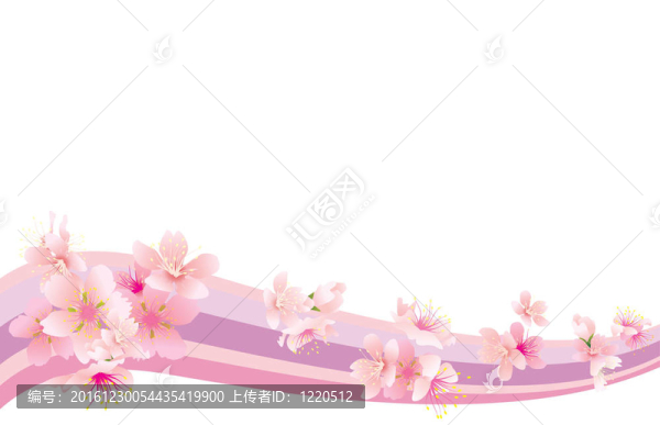 櫻花的花波
