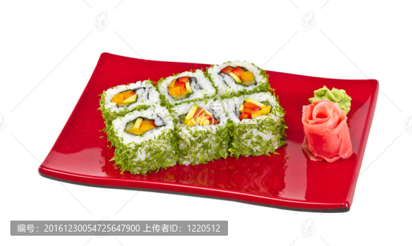 日本的素食卷蒔蘿菜
