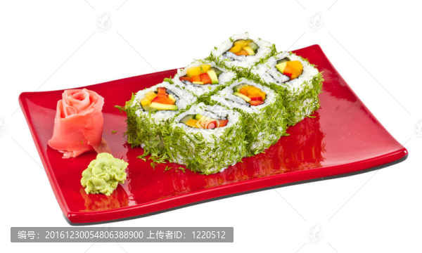日本的素食卷蒔蘿菜