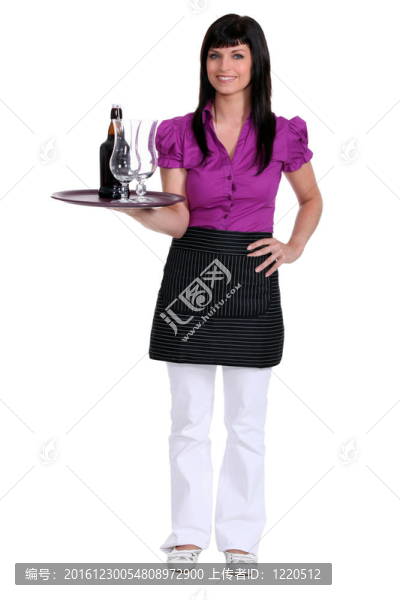女服務(wù)員肖像