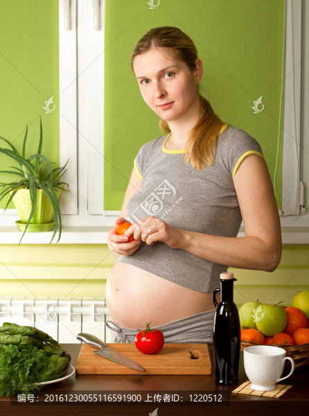 廚房孕婦