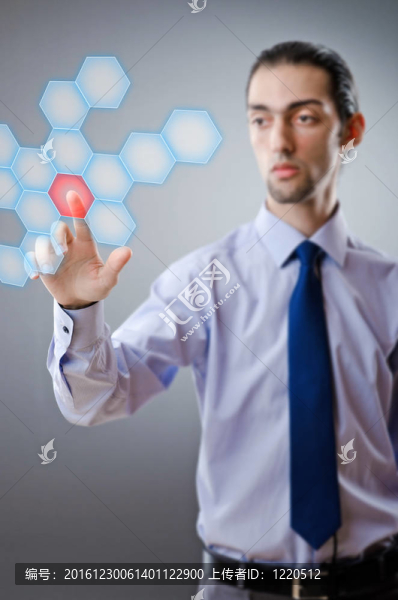 商家按下虛擬按鈕