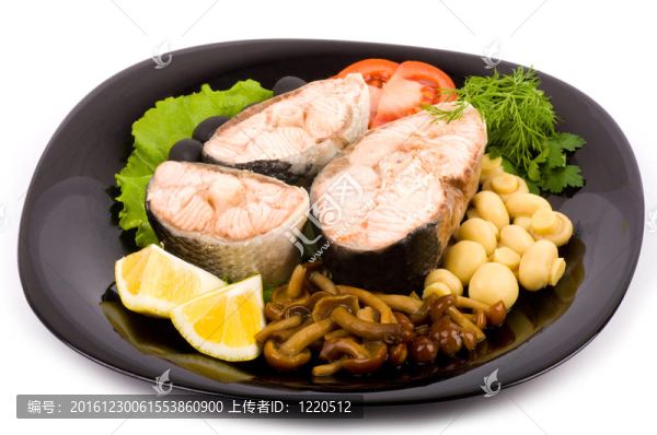 蔬菜煮三文魚