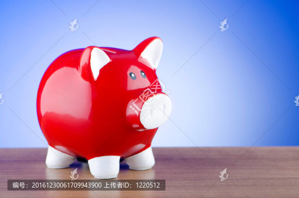 商業(yè)概念中的存錢罐